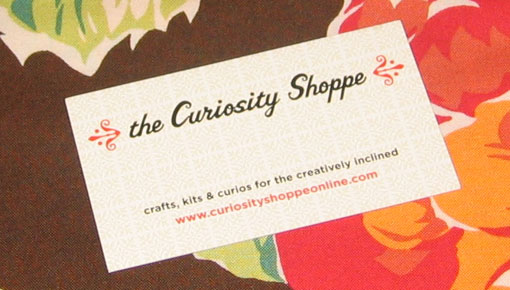 Curiosity Shoppe Card