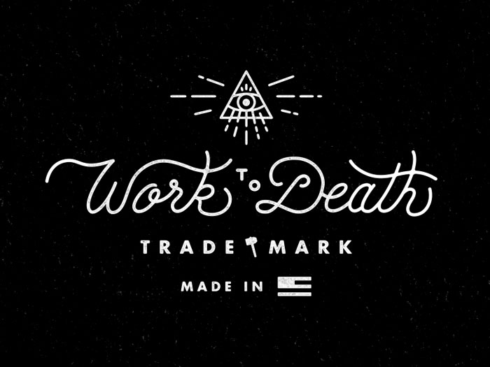 Matthew Cook / Brand identity - Work to Death