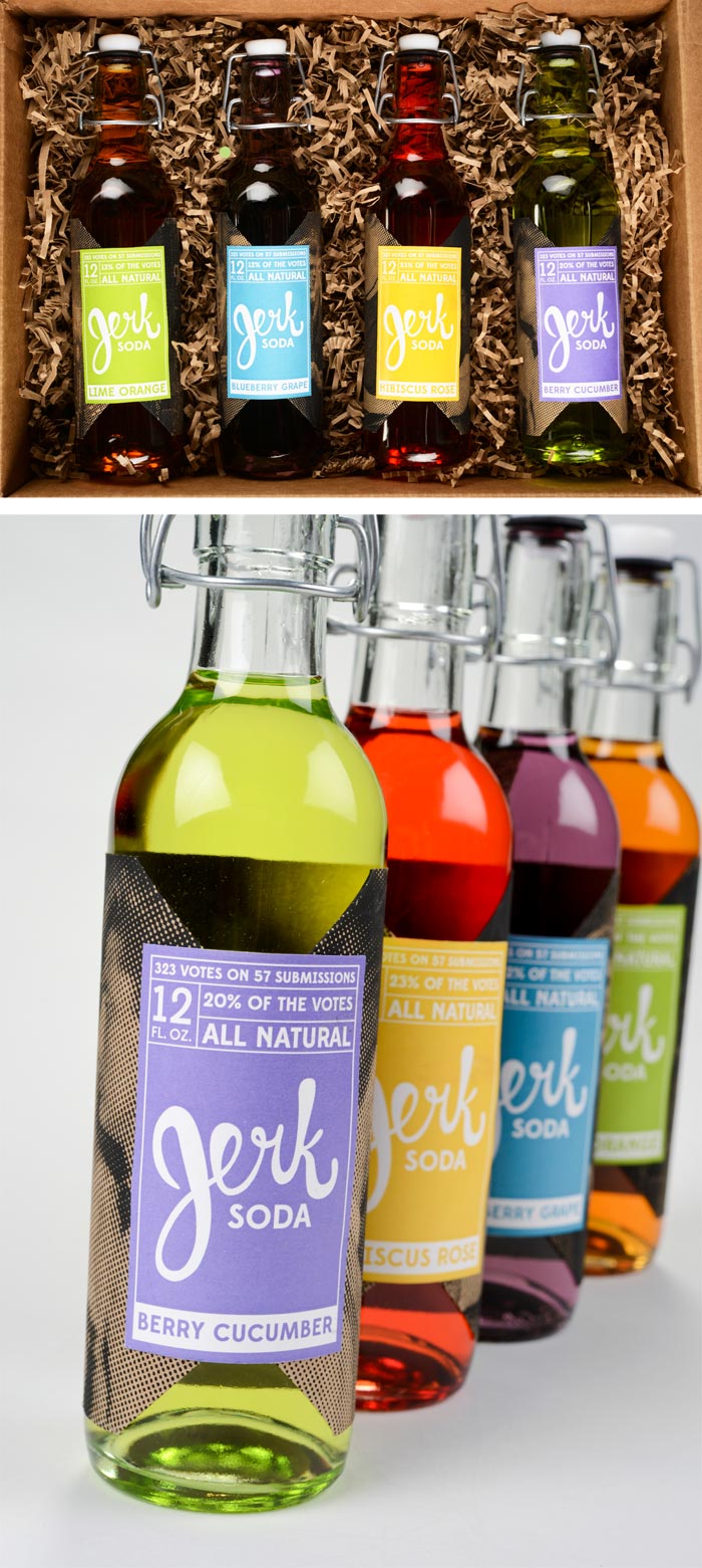 Ashley Hohnstein / Brand identity & packaging - Jerk Soda