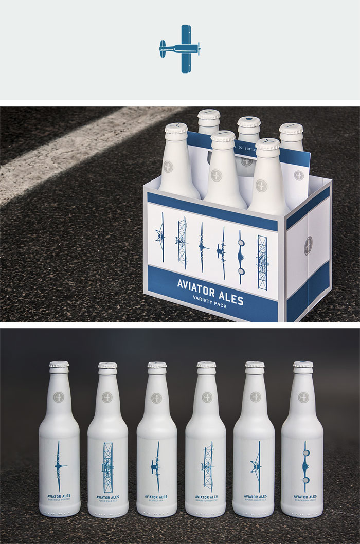 Lindsay Reynolds / Packaging & Branding - Aviator Ales