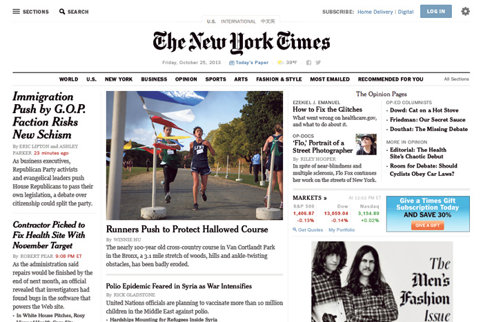 New York Times Redesign — Design Work Life -1