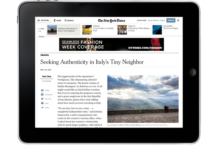 New York Times Redesign — Design Work Life -2