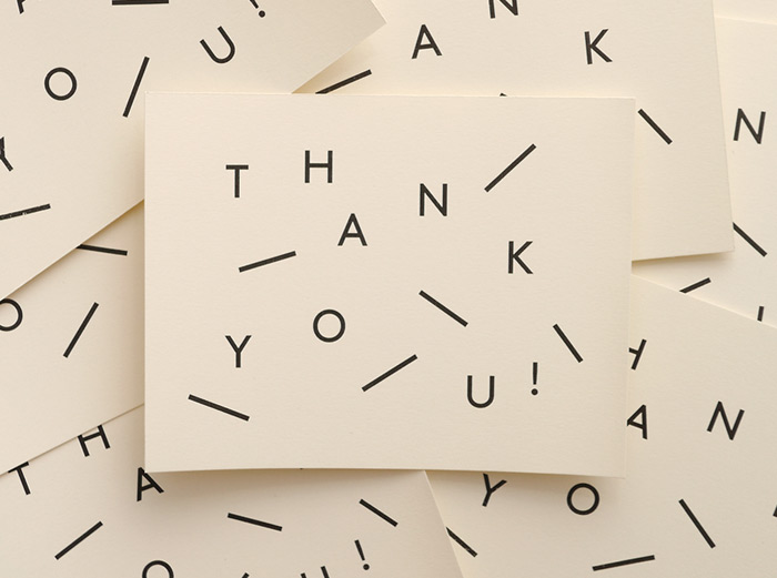 Vitae Design: Thank-you Cards / on Design Work Life