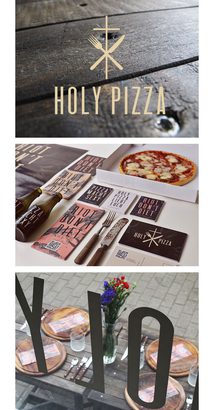 Tobias Tietchen / Brand identity & collateral - Holy Pizza