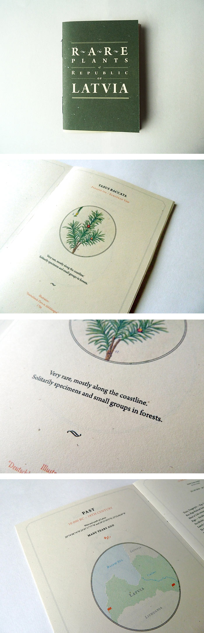 Norrskog / Book design - Rare Plants of Republic of Latvia