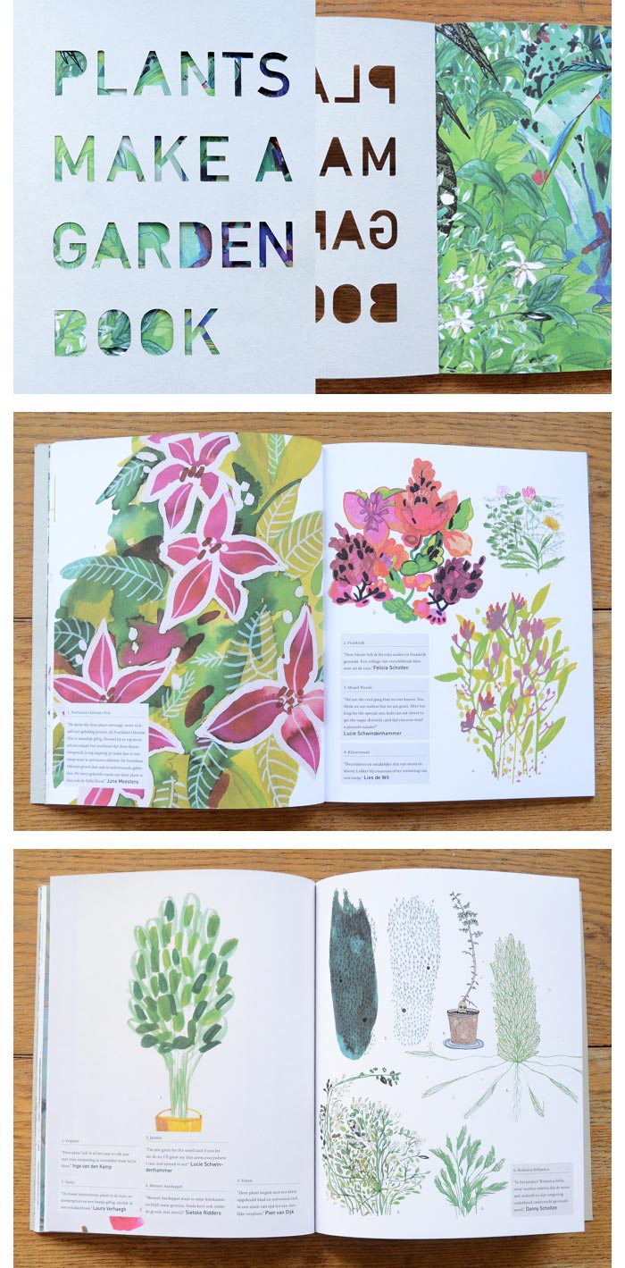 Lotte Dirks / Illustration & book design - Plants Make a Garden
