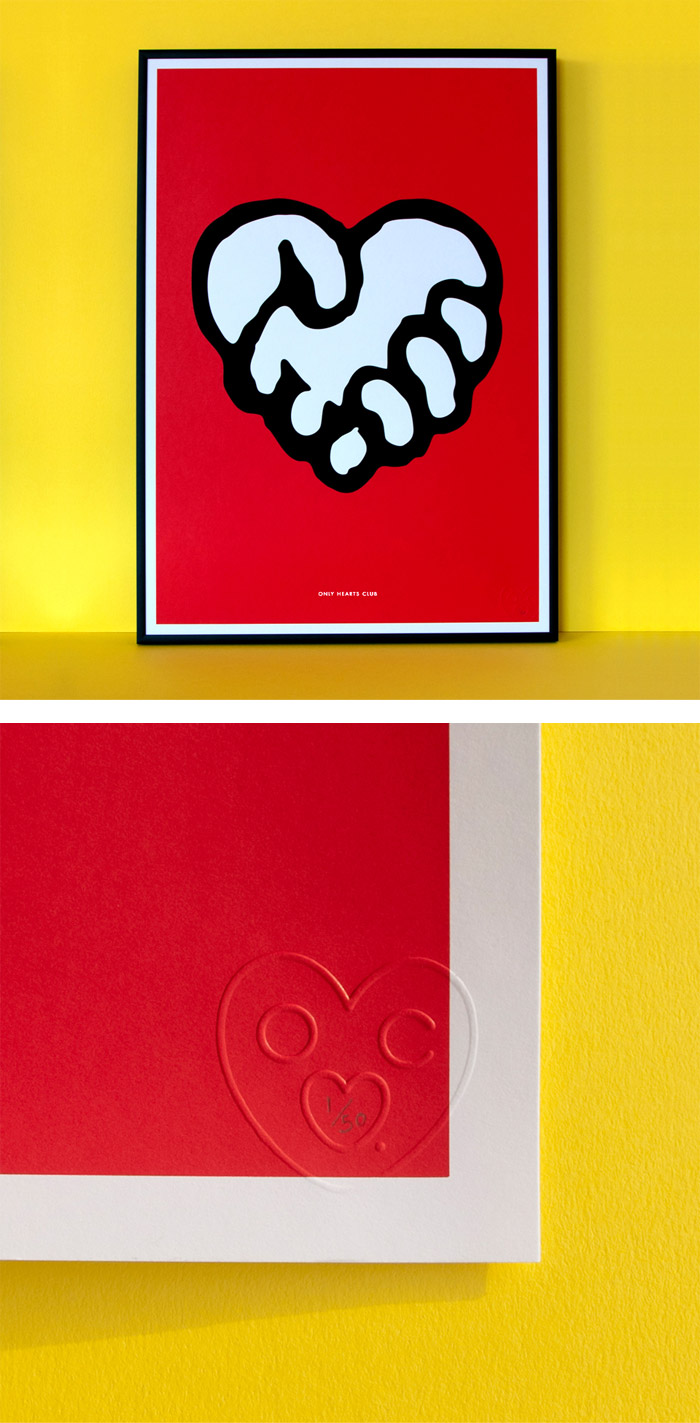 Hearts Only Club / Screenprinted poster - Special Friends