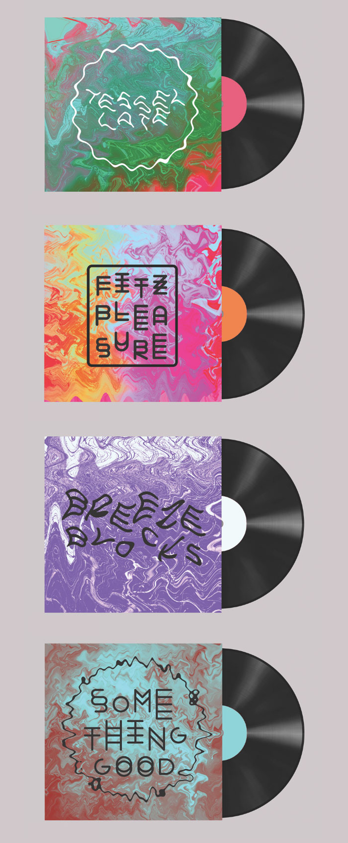 Eve Warren / Record sleeve design concepts - Alt-J