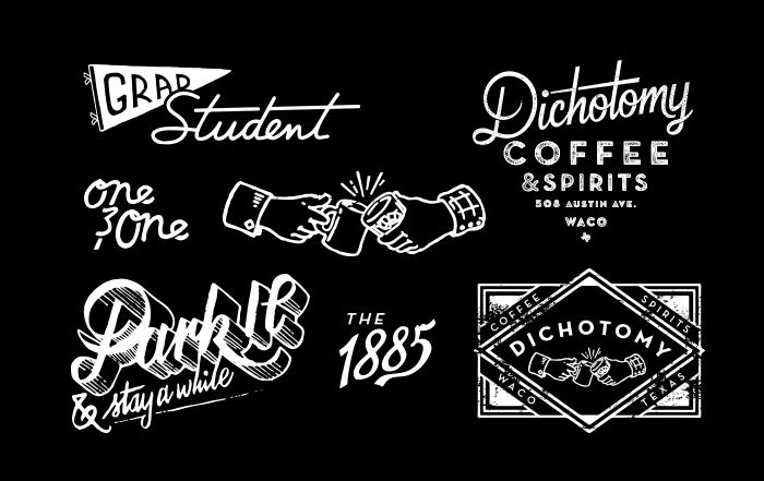Deuxtone: Dichotomy Coffee & Spirits / on Design Work Life