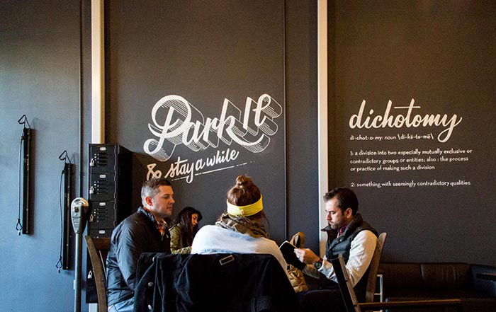 Deuxtone: Dichotomy Coffee & Spirits / on Design Work Life