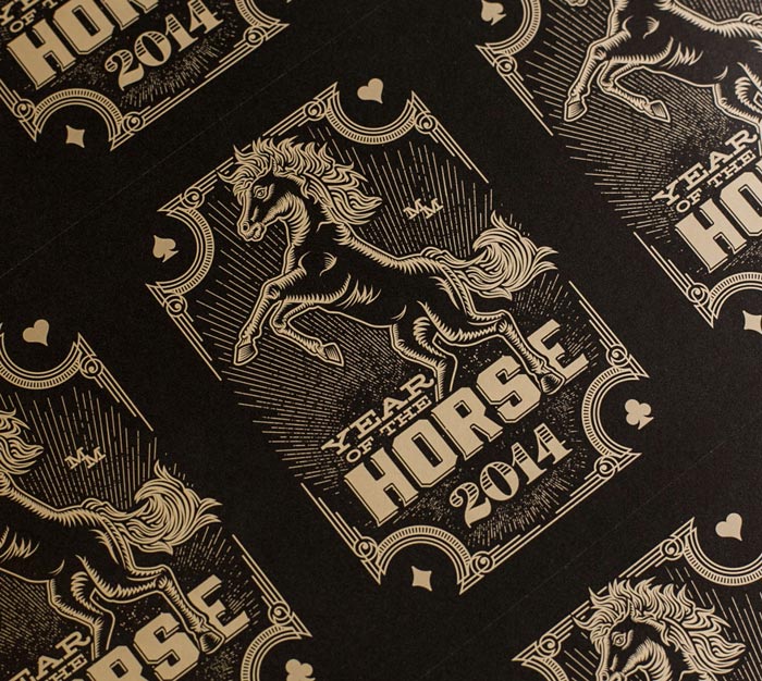 MM Identity Lab: Year of the Horse Card Deck Calendar / on Design Work Life