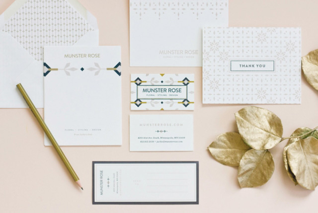 MaeMae Paperie: Munster Rose Stationery / on Design Work Life