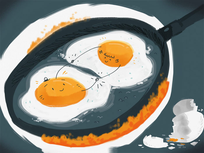 Alliteration Inspiration: Eggs & Eyes / on Design Work Life