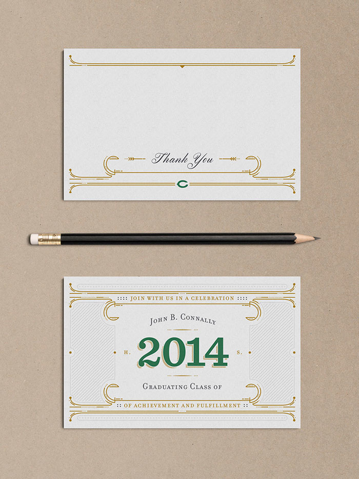 Juan Coca: CHS 2014 Commencement Invitation / on Design Work Life