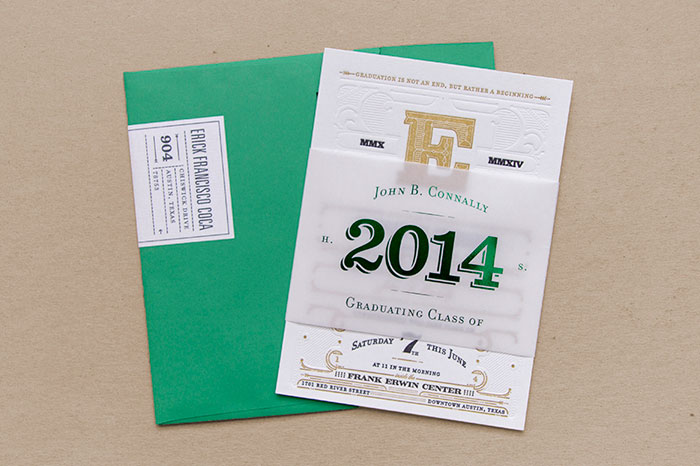 Juan Coca: CHS 2014 Commencement Invitation / on Design Work Life