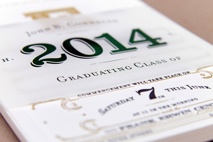 Juan Coca: CHS 2014 Commencement Invitation / on Design Work Life