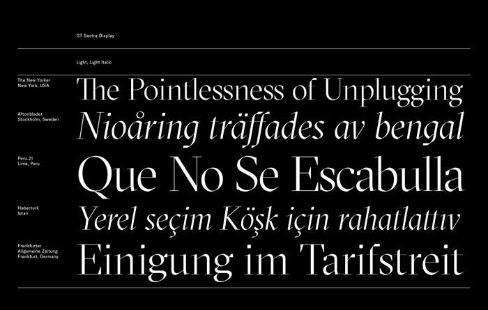 Type Love: GT Sectra / on Design Work Life