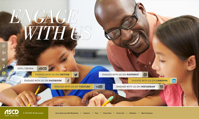 ASCD: 2013 Annual Report Website / on Design Work Life