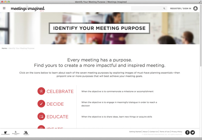 Marriott Meetings Imagined / on Design Work Life