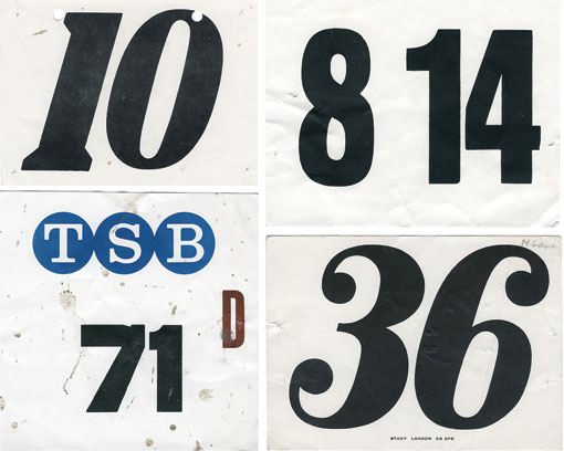 Race Numbers