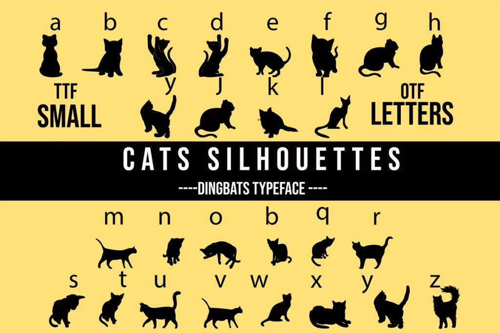 https://designworklife.com/wp-content/uploads/2023/10/cats-silhouettes-dingbats-1024x683.webp