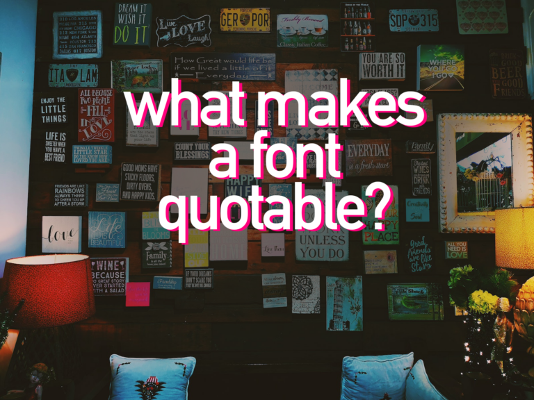fonts for quotes