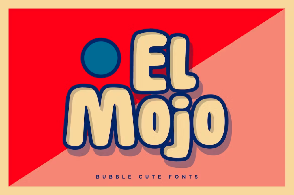 El Mojo - Bubble Pop Bold Fonts