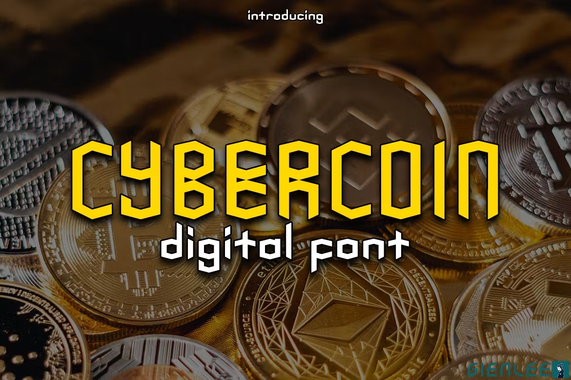 Cybercoin - Digital Font