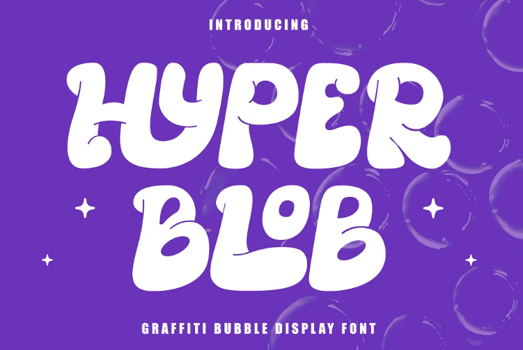 Hyper Blob - Graffiti Font