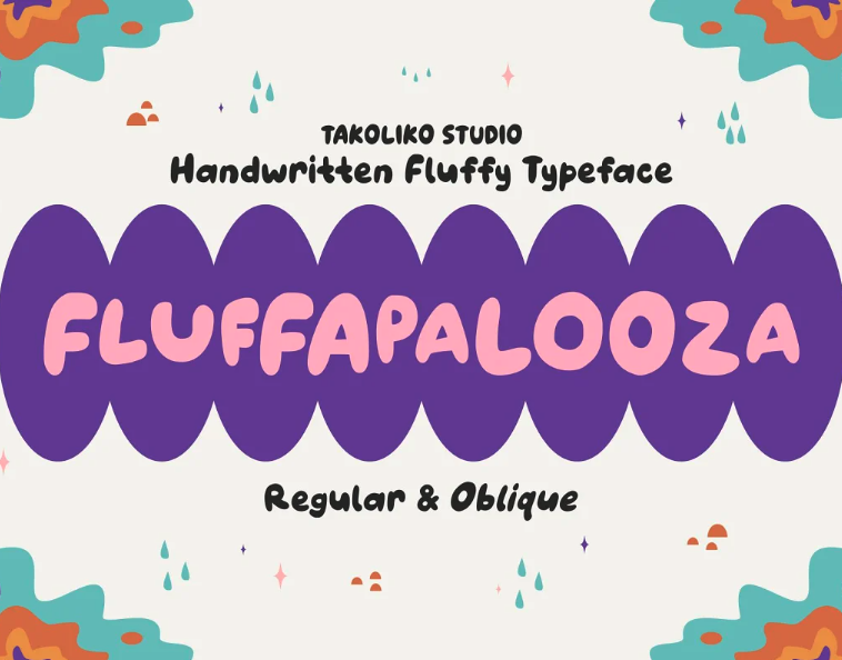 Fluffapalooza - Handwritten Font