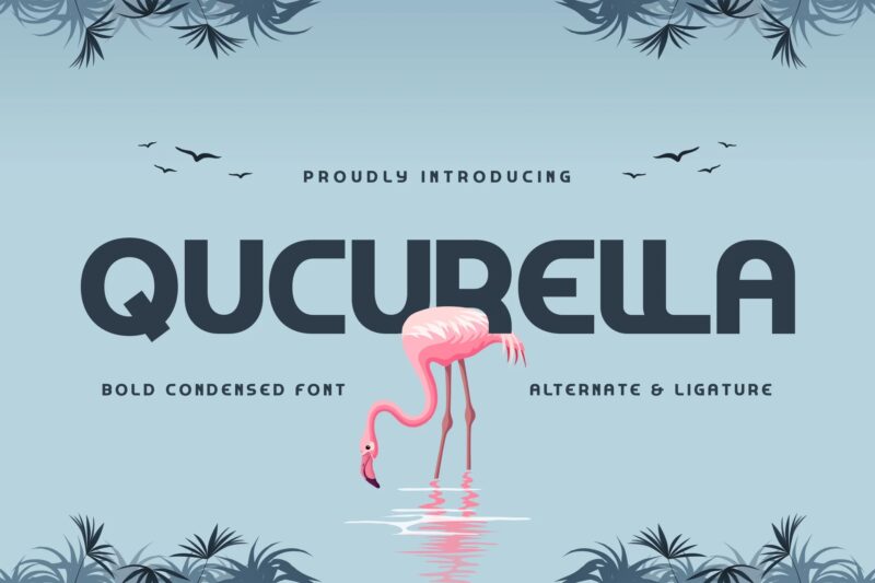 Qucurella - Bold Condensed Font