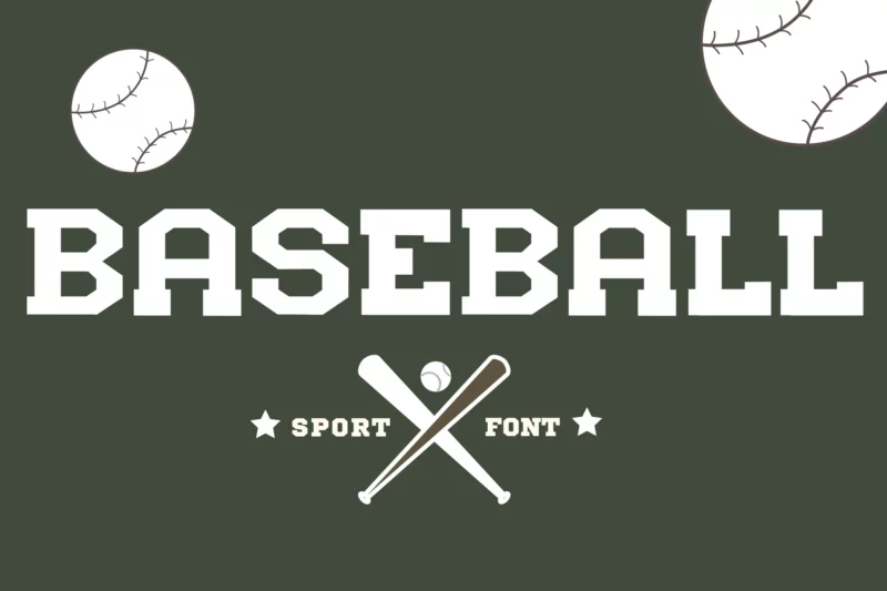 Baseball Font