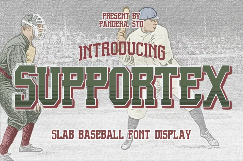 Supportex Sport Baseball Font