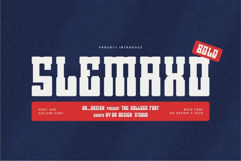 Slemaxo Baseball & College Font