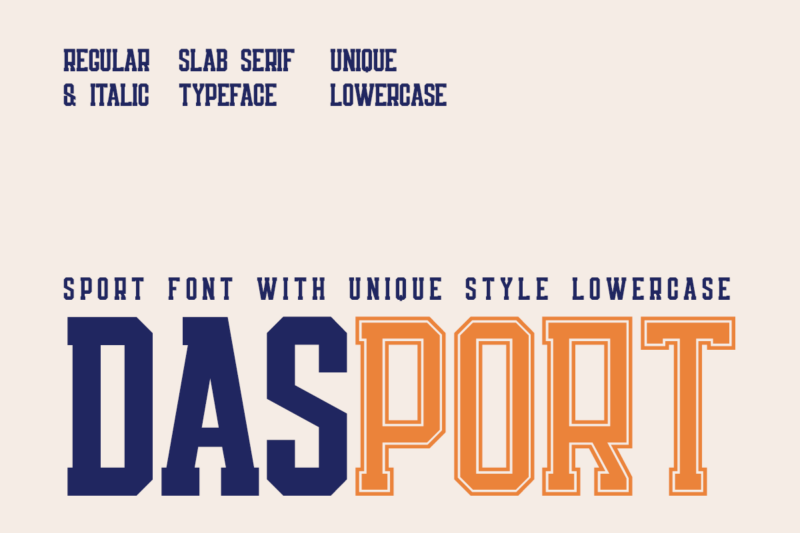 Dasport Baseball Sport Font