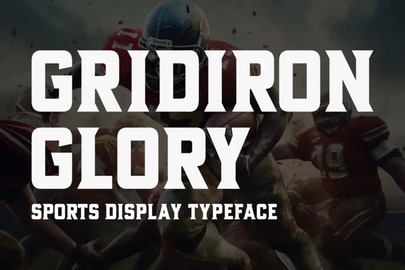 Gridiron Glory Sport Typeface