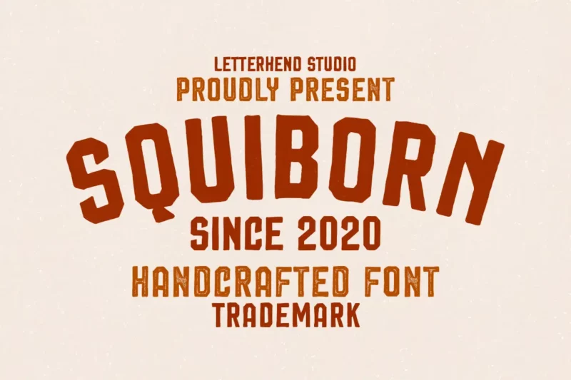 Squiborn Logo Font