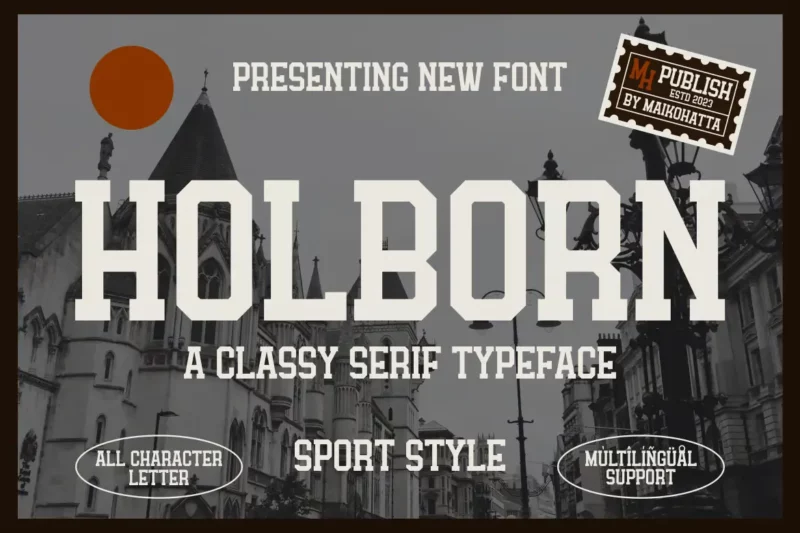 Holborn Classy Serif Typeface