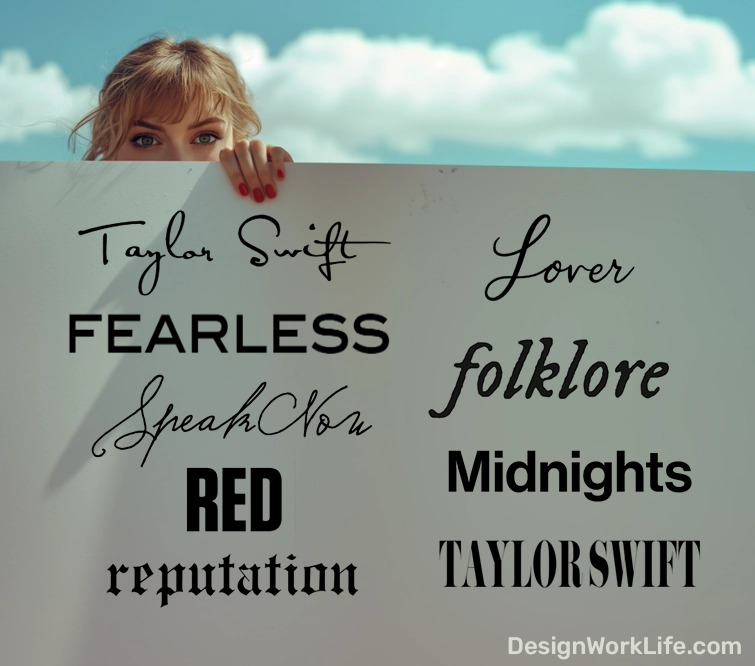 Taylor Swift Fonts All