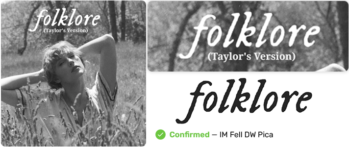 flokore ablum font taylor swift_