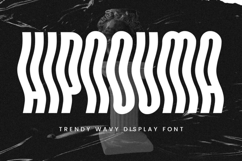 Hipnouma - Wavy Style Font