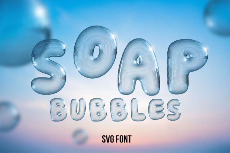 Soap Bubbles Font