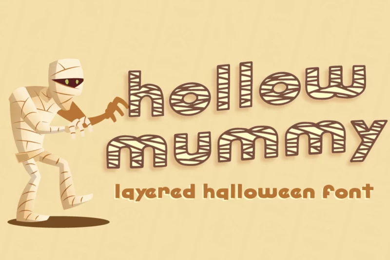 Hollow Mummy Font