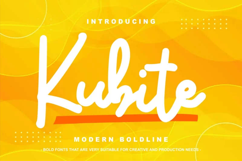 Kubite - Modern Boldline