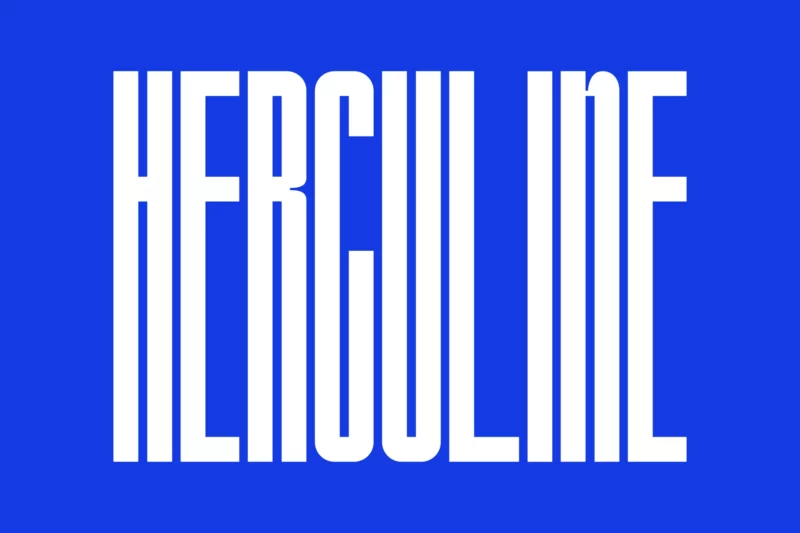 Herculine - Condensed Font