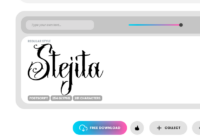 Stejita Font