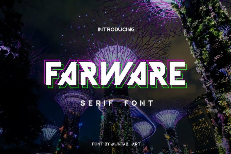 Farware - Modern Font