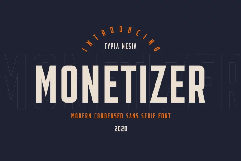 Monetizer - Condensed Sans