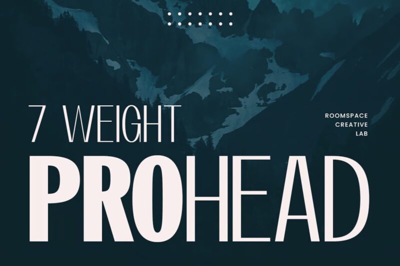 Prohead - Modern Condensed Sans Font