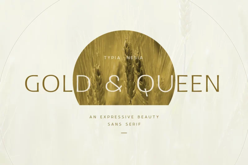 Gold and Queen Font (Paid)